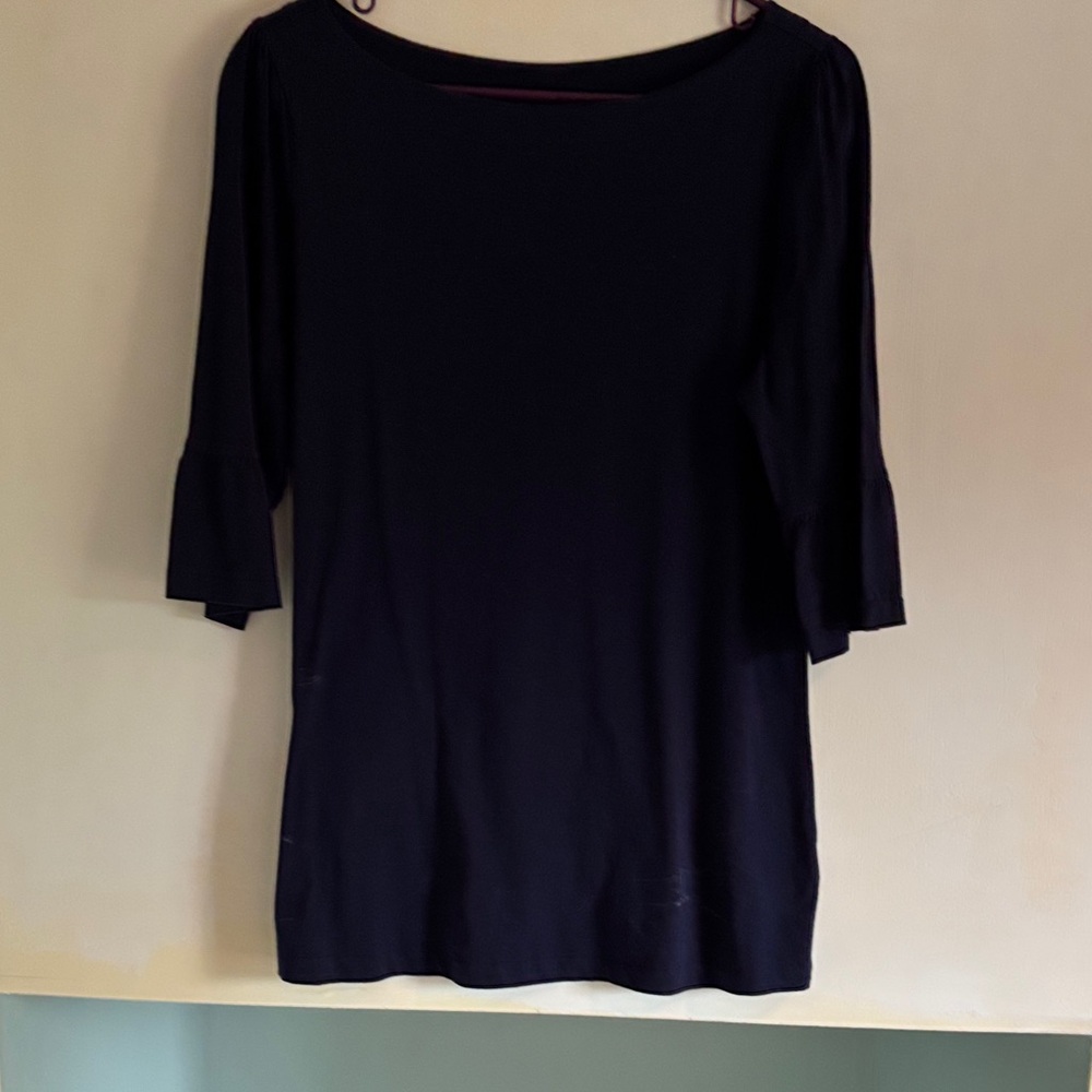 Lilly Pulitzer Navy  Cotton Blouse